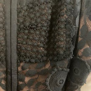 Anthropologie Byron Lars Beguile Black Carissima Dress 20W